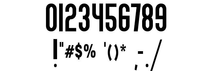 Kleptocracy Font OTHER CHARS