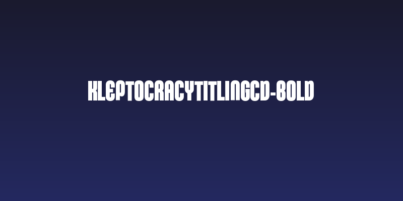 KleptocracyTitlingCd-Bold Social Header