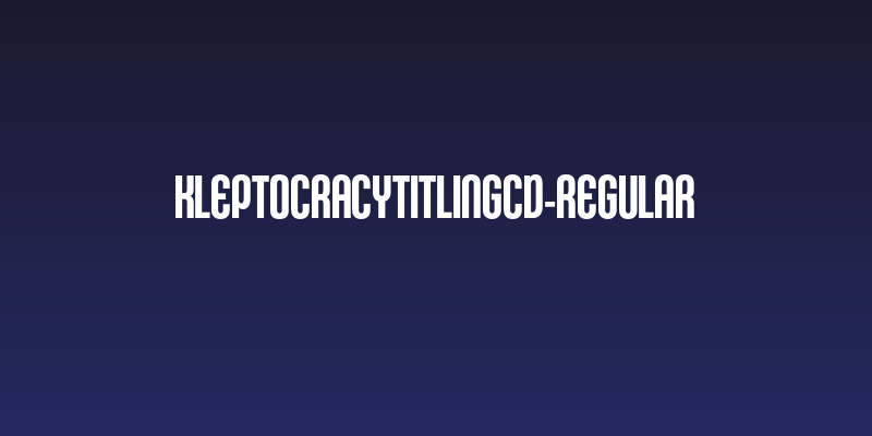 KleptocracyTitlingCd-Regular Social Header