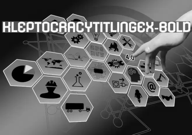 KleptocracyTitlingEx-Bold Font examples