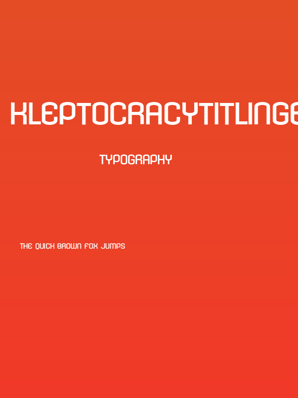 KleptocracyTitlingEx-Regular Poster