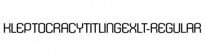 KleptocracyTitlingExLt-Regular  les polices de caractères gratuit tlcharger