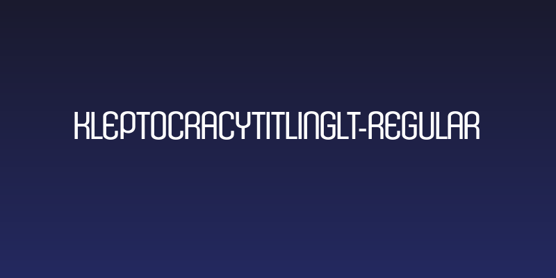 KleptocracyTitlingLt-Regular Social Header