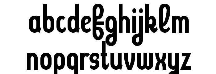 Kleptocracy Font LOWERCASE