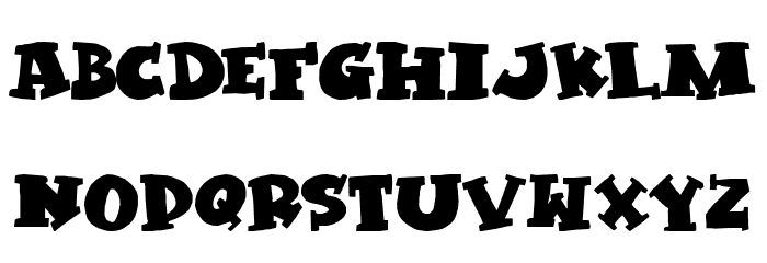 Kleptomaniac Font LOWERCASE