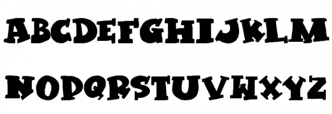 Kleptomaniac Шрифта ВЕРХНИЙ