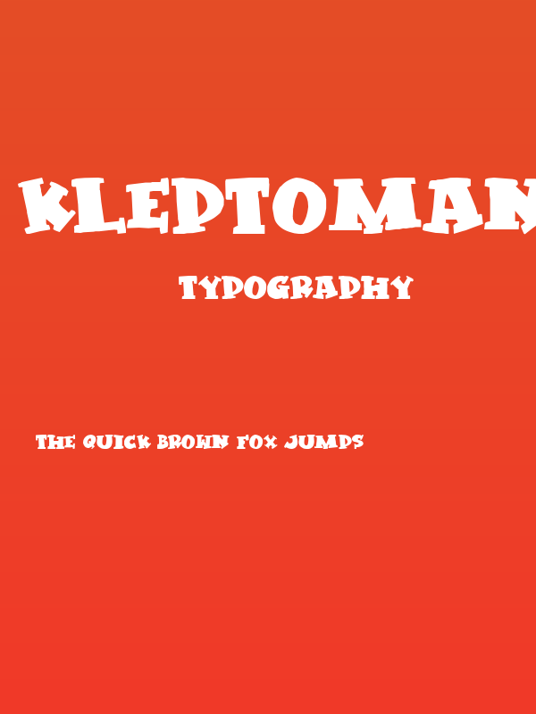 Kleptomaniac Poster
