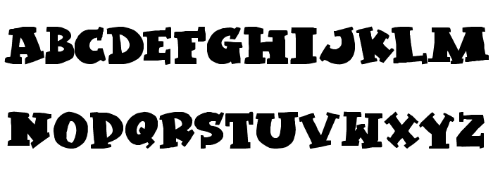 Kleptomaniac Font LOWERCASE