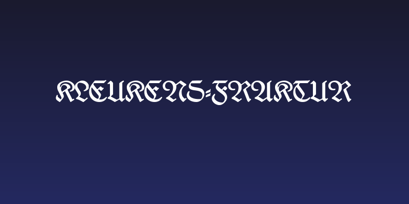 Kleukens-Fraktur Social Header