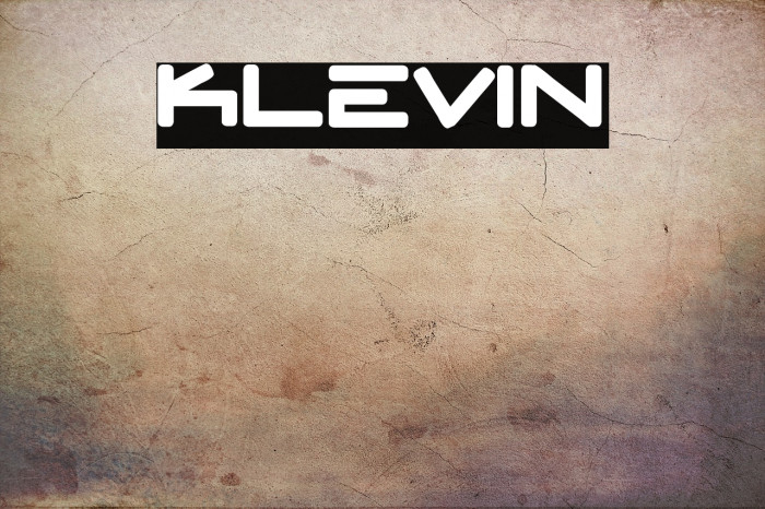 Klevin Font examples