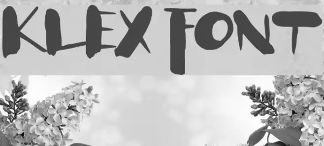 Klex Font examples