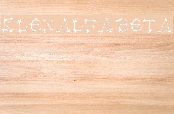 Klexalfabeta Font examples