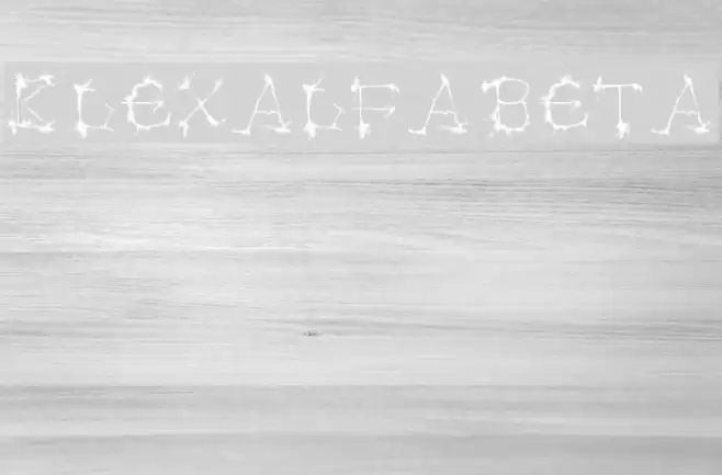 Klexalfabeta خط examples