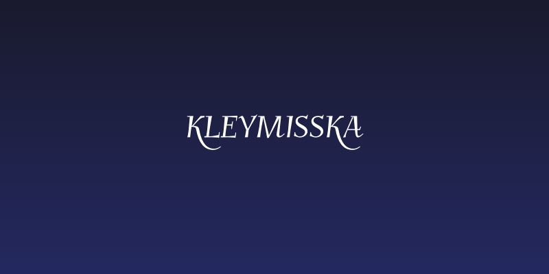 Kleymisska Social Header
