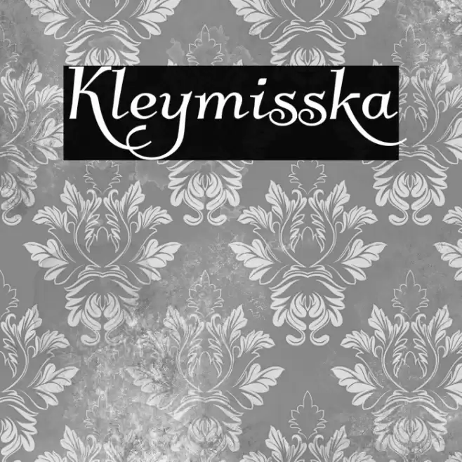 Kleymisska Font examples