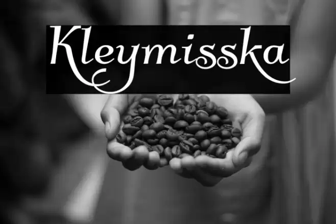 Kleymisska Font examples