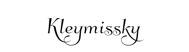 Kleymissky  免费字体下载