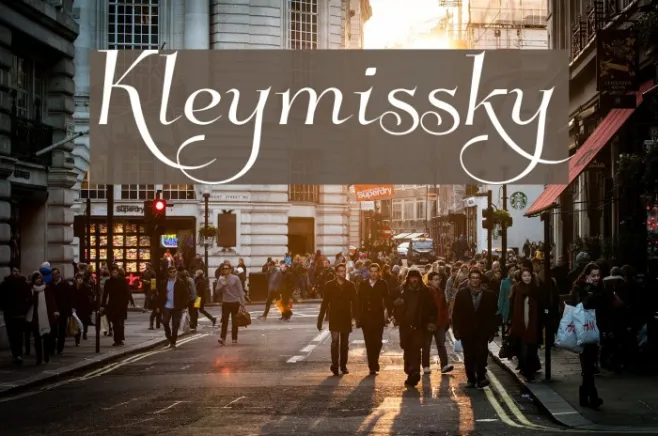 Kleymissky Example 1