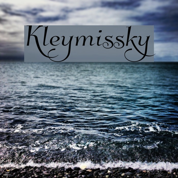 Kleymissky Font examples