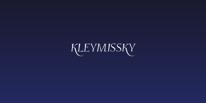 Kleymissky Social Header