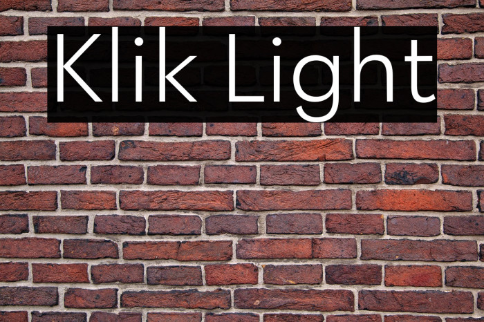 Klik Light Example 2