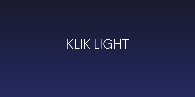 Klik Light Social Header