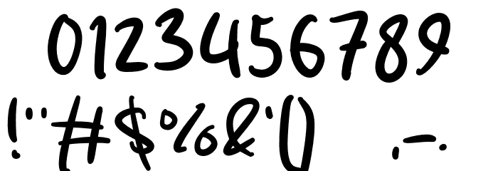 Klik Smith Font OTHER CHARS