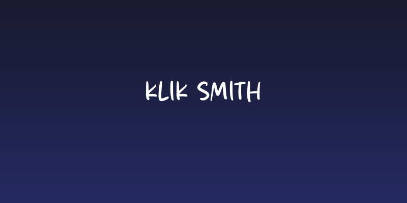 Klik Smith Social Header