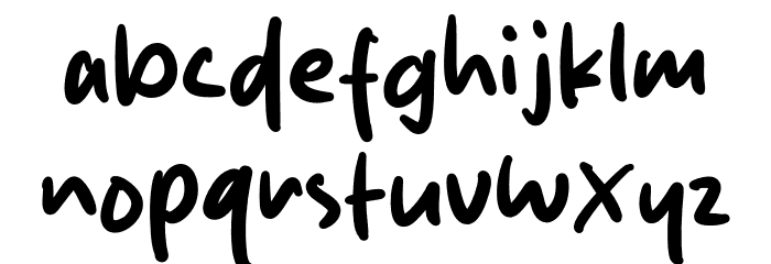 Klik Smith Font LOWERCASE