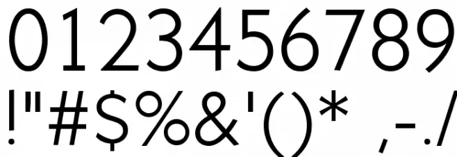 Klill-Light Font OTHER CHARS