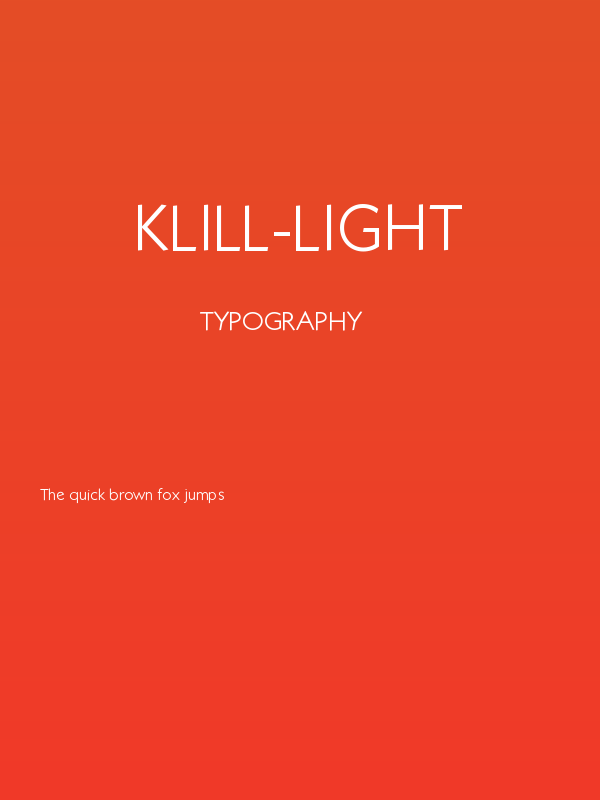 Klill-Light Poster
