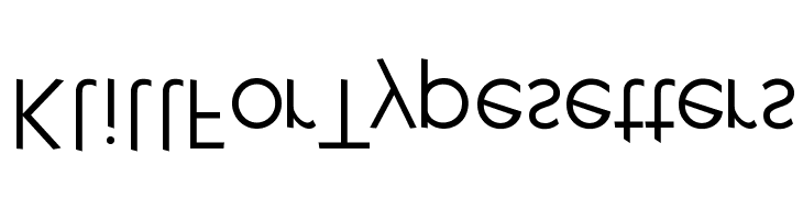 KlillForTypesetters Font