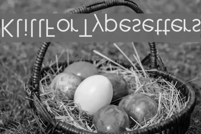 KlillForTypesetters Font examples