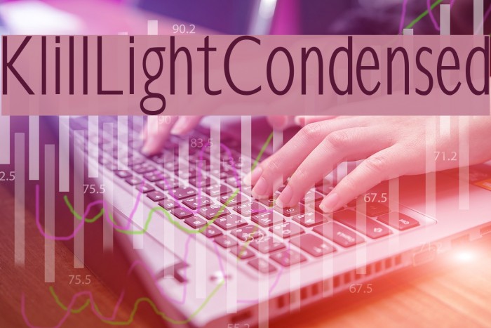 KlillLightCondensed Font examples