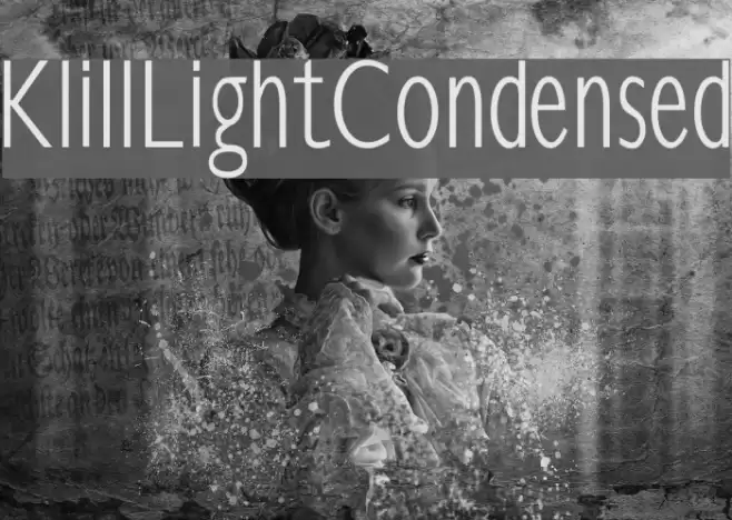 KlillLightCondensed  examples