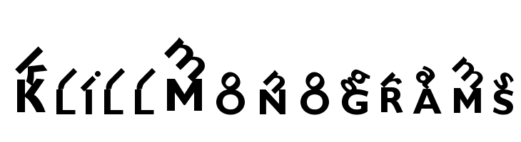 KlillMonograms Шрифта