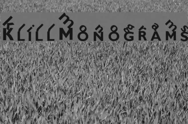 KlillMonograms Шрифта examples