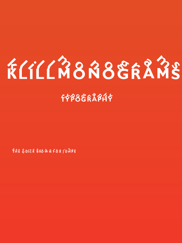 KlillMonograms Poster