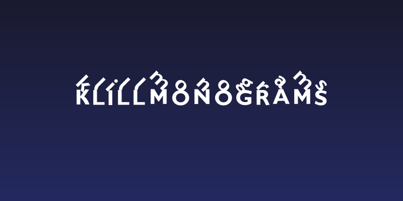 KlillMonograms Social Header