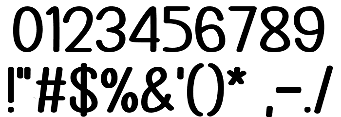 Klimaschutz Font OTHER CHARS