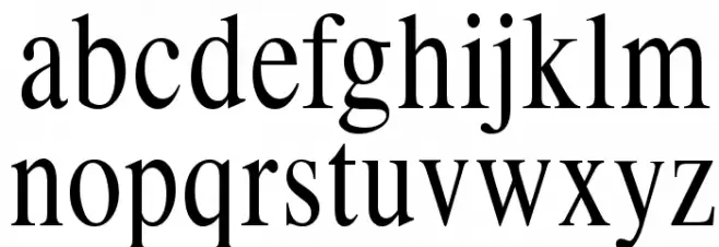 Klimes خط أحرف صغيرة