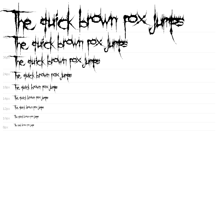 Klinge Death Brush Waterfall