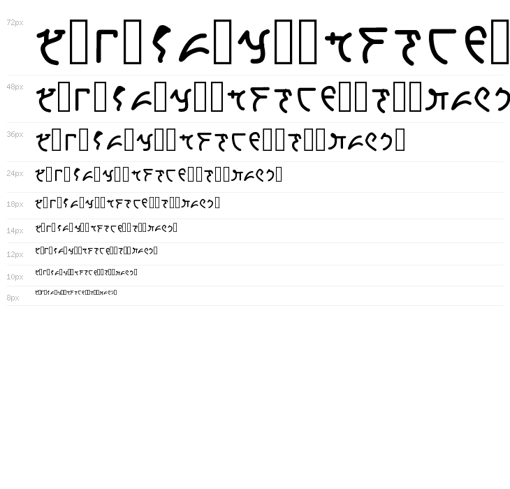 Klingon Hand Regular Waterfall