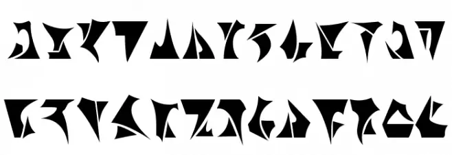 Klingon Schriftart Groß