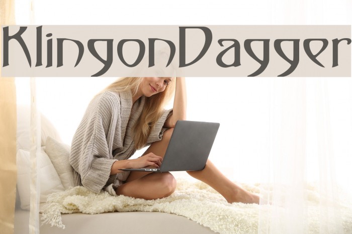 KlingonDagger Font examples
