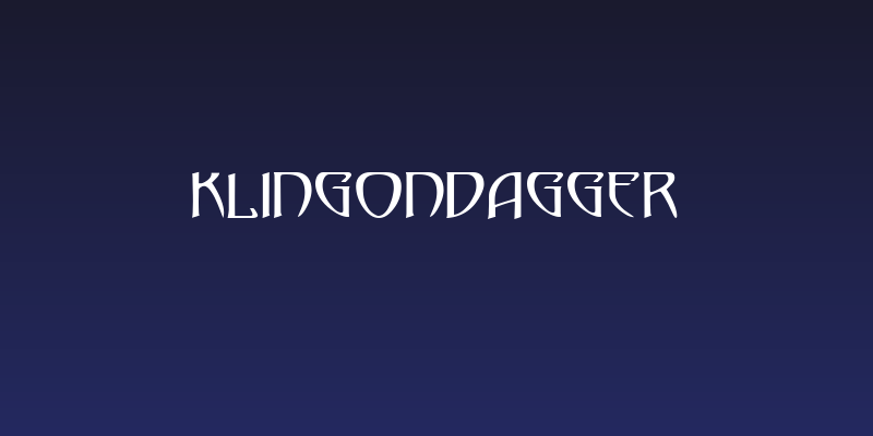 KlingonDagger Social Header