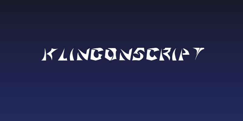 KlingonScript Social Header