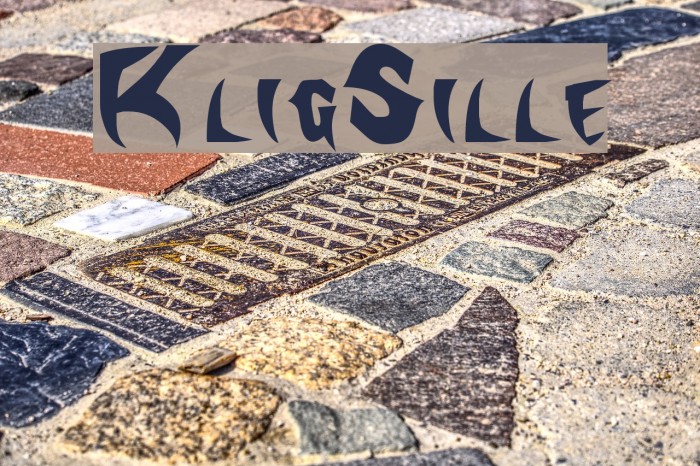 KlingonStilleto Font examples