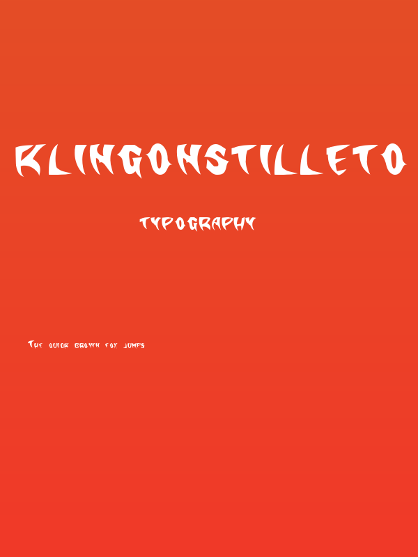 KlingonStilleto Poster