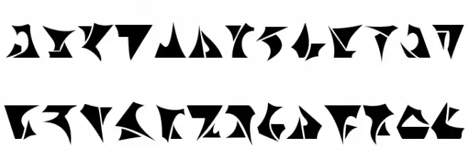 Klingon خط أحرف صغيرة